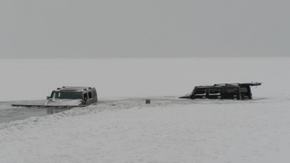 What Made You Think The Second Hummer Wouldn't Also Fall Through The Ice?
